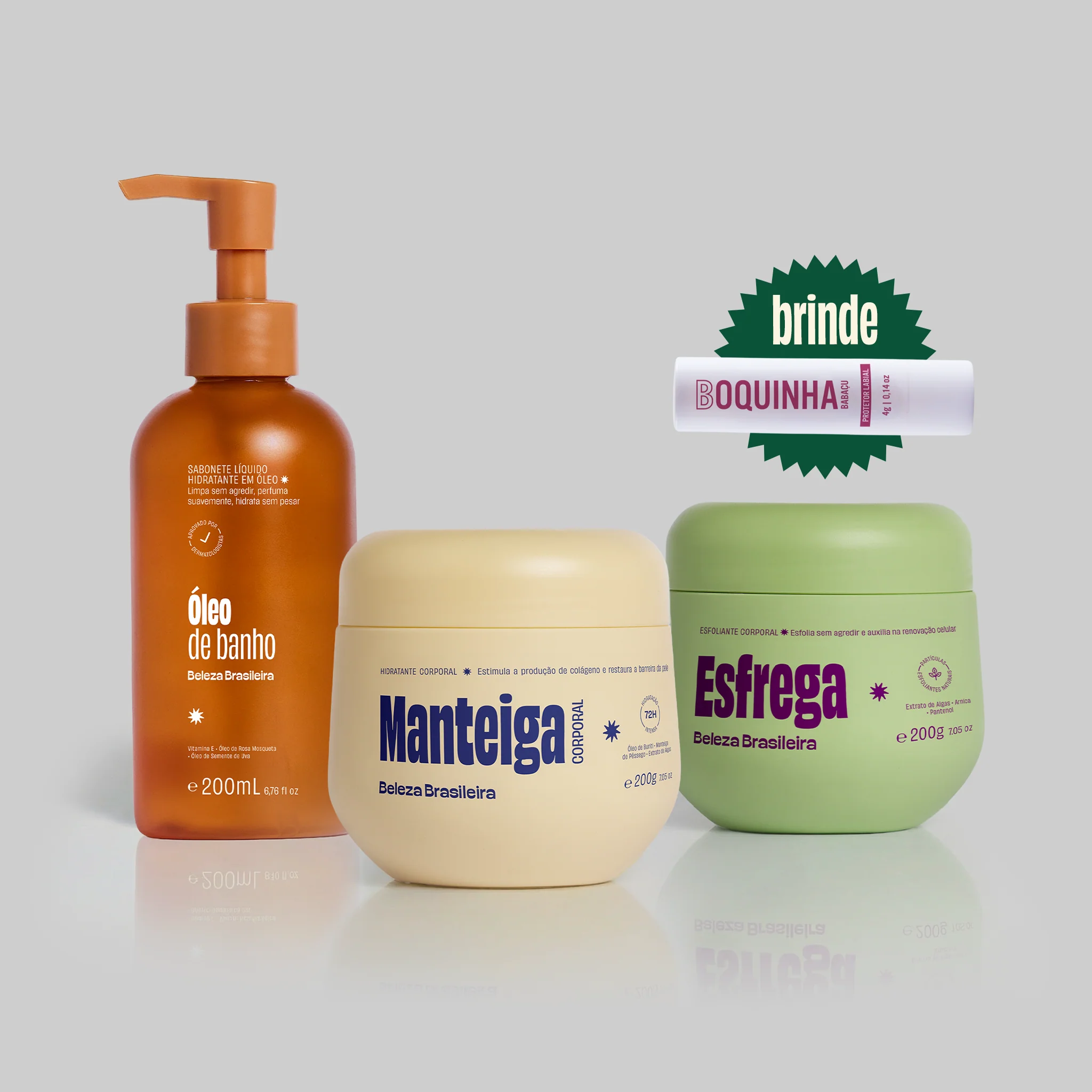 Kit Pele de Seda + Boquinha Cream